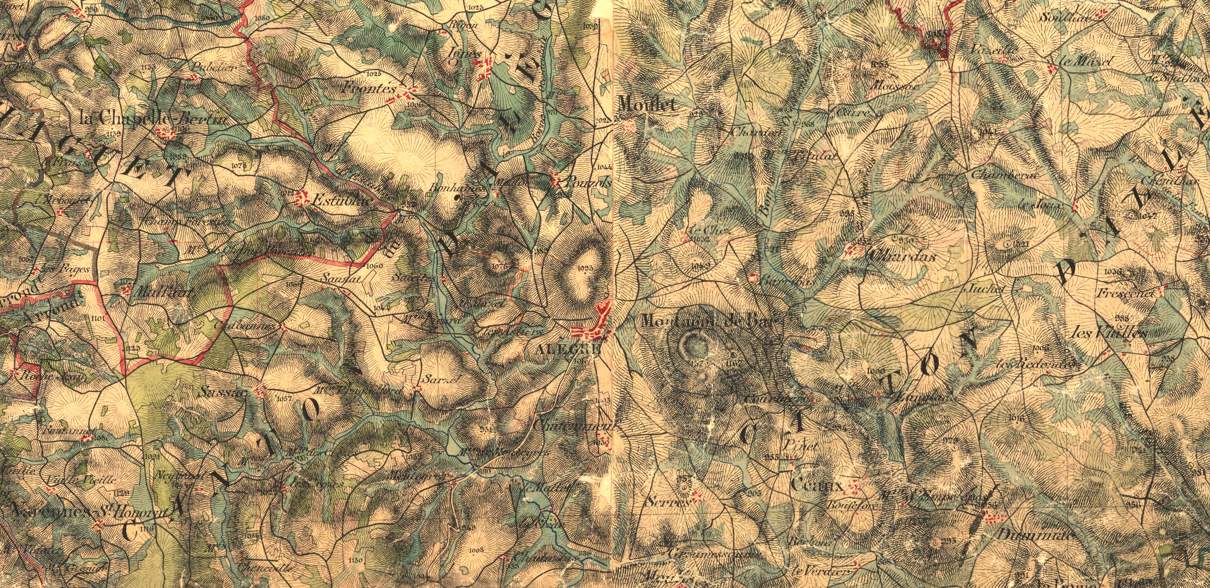 carte-etat-major-allegre4000