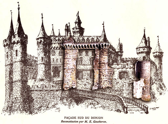 La Potence, vestiges du château