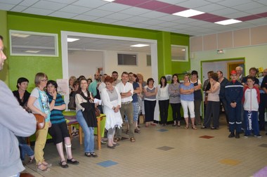 Départ de M. Forestier au Collège du Mont Bar