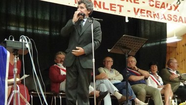 Claude MARTIN à Allègre, le 25 juillet – photo de Daniel Peyret