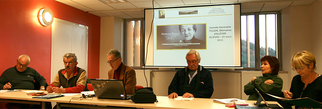 Assemblée Générale de l'association "Germaine TILLION, mémoires d'Allègre" : le bureau