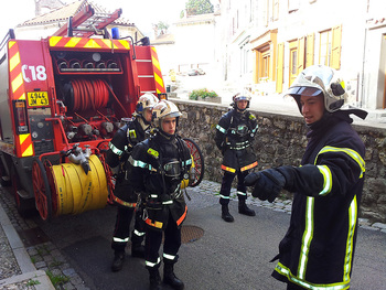2015-09-26 Les JSP d'Allègre en manoeuvre