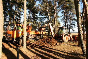 2017-01-04 Les travaux du camping de la pinède