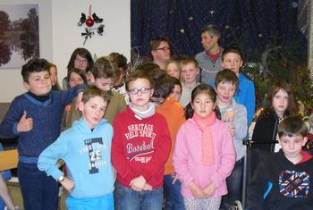 2017-01-10 Une classe en visite à l'EHPAD
