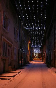 2017-12-17  Illuminations de Noël : rue Porte de Monsieur