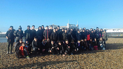 2018-03-13 Les élèves du Collège du Mont Bar en Angleterre