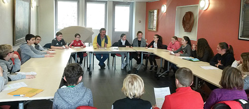 2018-03-20 Les élèves de 6ème en mairie