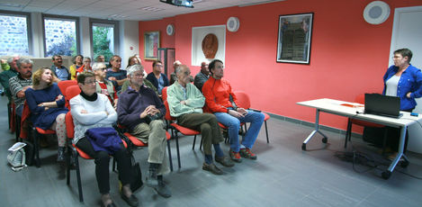 2019 09 28 conférence sur le trésor du mont Bar : le public et la conférencière
