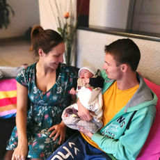 2019 10 14 Mylann Dentresangle et ses parents qui sont aux anges