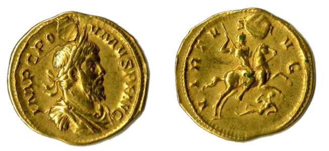 Auréus de l'empereur Postume ou Postumus