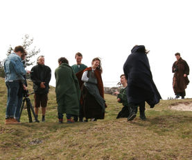 2019 04 15  Lampions Production : tournage de l'ombre rouge