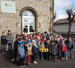 2020 02 16 ecole J Macé : opération mièces jaunes