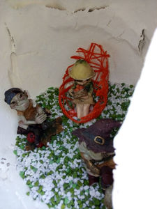 2020 03 23 décorations dans les rues d'Allègre
