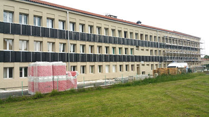 2020 06 11 Travaux au collège : isolation par l'extérieur