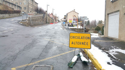 2020 12 08 chicanes expérimentales : sur la D13 au niveau de l'école jean Macé