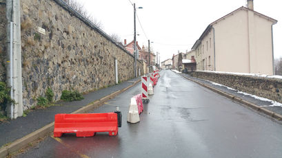 2020 12 08 chicanes expérimentales : sur la D13 au niveau de l'école jean Macé