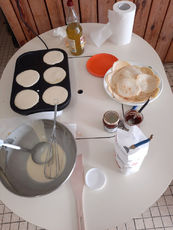 2021 02 09 les crêpes à l'école : prêt pour la dégustation