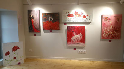 2021 06 26  Inauguration de l'exposition de Lydie TEXIER