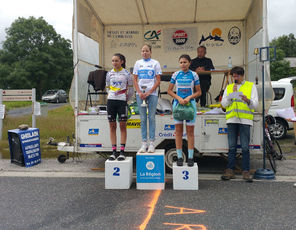 2021 07 14 Grand prix d'Allègre : podium des filles minimes