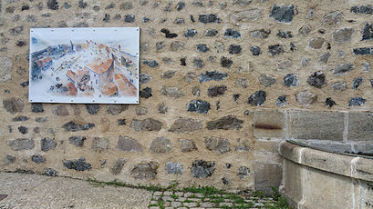 2021 08 27  Nouveaux panneaux dans le centre bourg : place du Marchédial