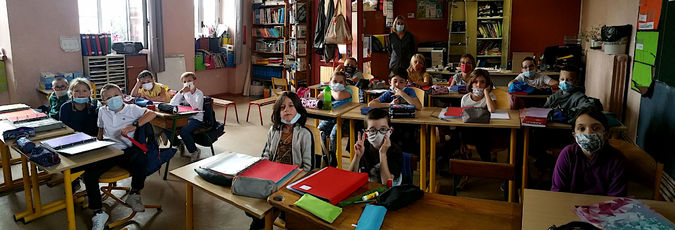 2021 09 02 Rentrée scolaire au RPI : à l'école de Monlet, la classe des CE
