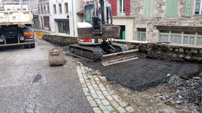 2021 09 10 travaux sur le Marchédial