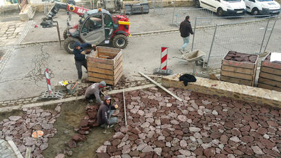 2021 11 04 Travaux sur le Marchédial
