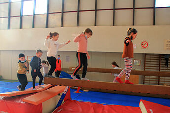 2022 02 14 Sortie sportive au gymase : la poutre