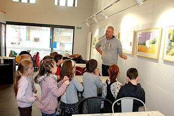 2022 04 15 L'école Jean Macé : sensibilisation à l'art