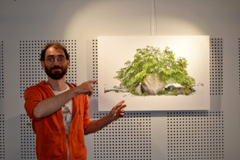 2022 04 30 expo Nivalis : l'artiste Jérémie Mazet