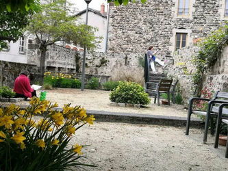 2022 05 27  jardin Florimond Touzet : des artistes inspirés