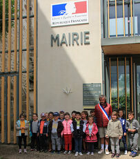 2022 06 02 Visite de la mairie par les élèves de CP - GS