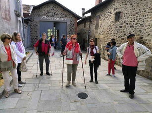 2022 06 05 visite d'un groupe de polonais à Allègre