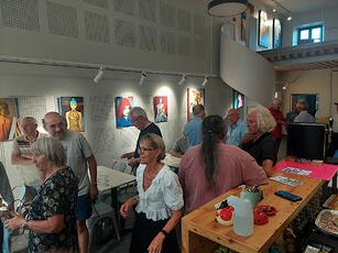 2022 06 17 Exposition Christian satin : vernissage