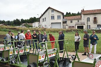 2022 06 26 Inauguration du vélorail à Allègre : le départ 