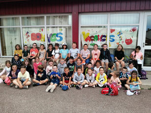 2022 07 03 classe GS CP à Monlet