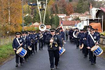 2022 11 26 Sainte Barbe : La fanfare de Marsac en Livradois