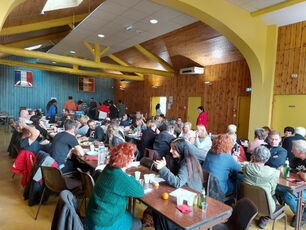 2022 11 28 Choucrout amicale laïque:  repas à Monlet