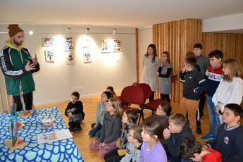 2022 11 29 L'école J Macé à la Coccinelle : rendez vous avec un artiste