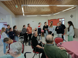2023 02 21 EHPAD : rencontre intergénérationnelle