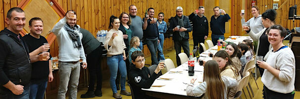 2023 02 26 Théâtre au CGS organisé par l'amicale laïique : avec les artistes