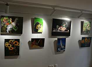 2023 04 03 Vernissage de l'exposition Edith Bleu 
