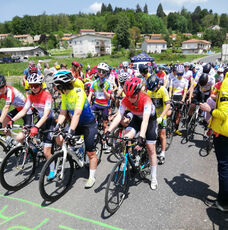 2023 05 29 Les cadets et minimes au départ des trois tours de circuit soit 51 km 