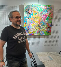 2023 07 31 exposition d' Yvon Bergamin : l'arrtiste
