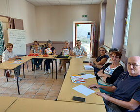 2023 08 16 Comité de jumelage :  cours d' allemand