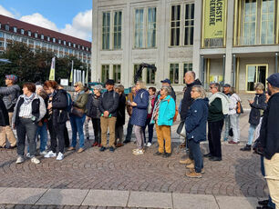 2023 10 24 comite de jumelage, voyage Krostitz : devant l'opéra de Leipzig