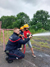 2023 11 07 Le RPI en visite chez les pompiers