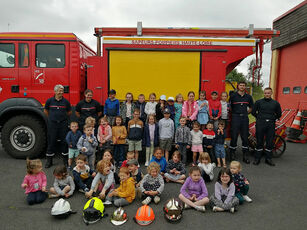 2023 11 07 Le RPI en visite chez les pompiers