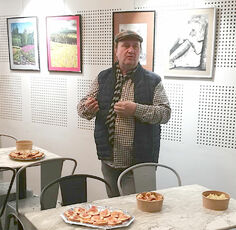 2024 01 14 vernissage de l'expo de Joël Berger : l'artiste