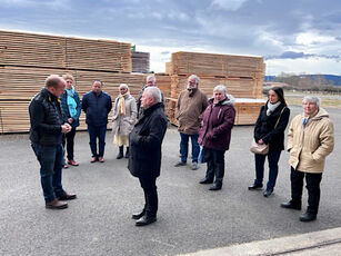 2024 03 08  Visite de l'évêque du Puy à Allègre